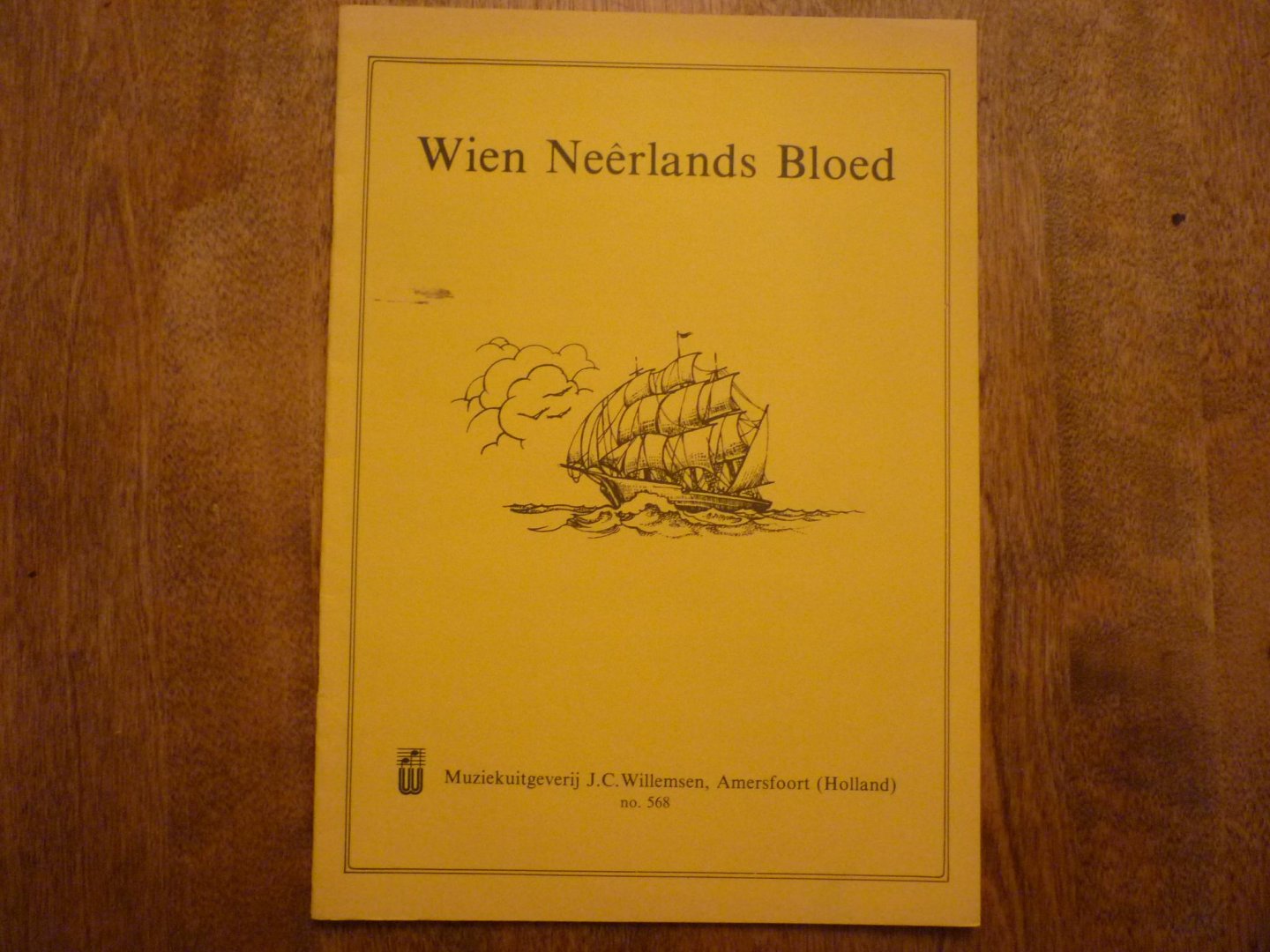 Eyken,J.A. van (1823-1868) - Variaties op "Wien Neerlands Bloed" - Op. 7