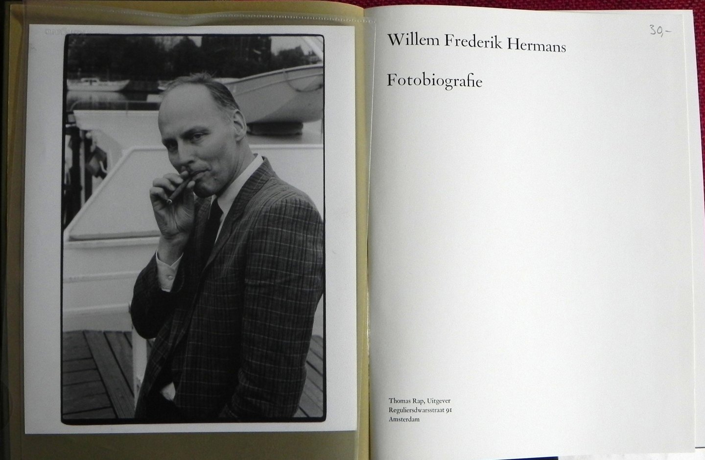 Hermans, Willem, Frederik. - Willem Frederik Hermans fotobiografie.	;