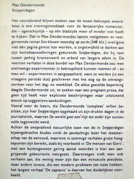 Dendermonde, Max - Snipperdagen (Ex.1)