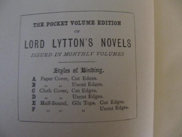 The right Hon. Lord Lytton - Rienzi (the last of Roman tribunes) - 1887