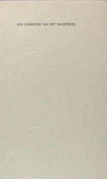 Capelleveen, Paul van. - Ego & Narcissus.