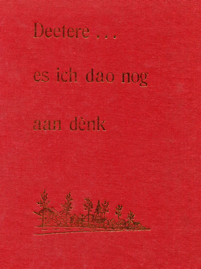 Diverse auteurs - a Deetere... es ich dao nog aan dènk   Dieteren