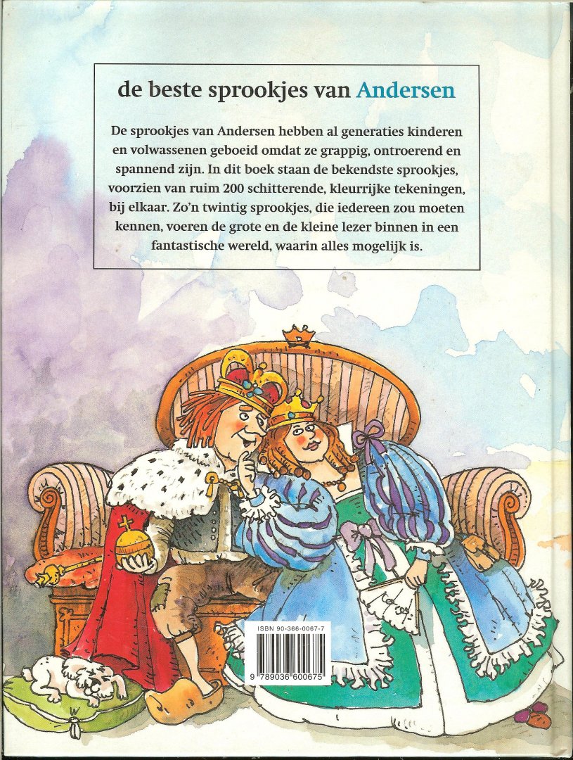 Andersen, C .. Bewerking Rindert K. de Groot  .. Omslagontwerp Ton Wienbelt  en 	Illustraties Maan Jansen - De beste sprookjes van Andersen