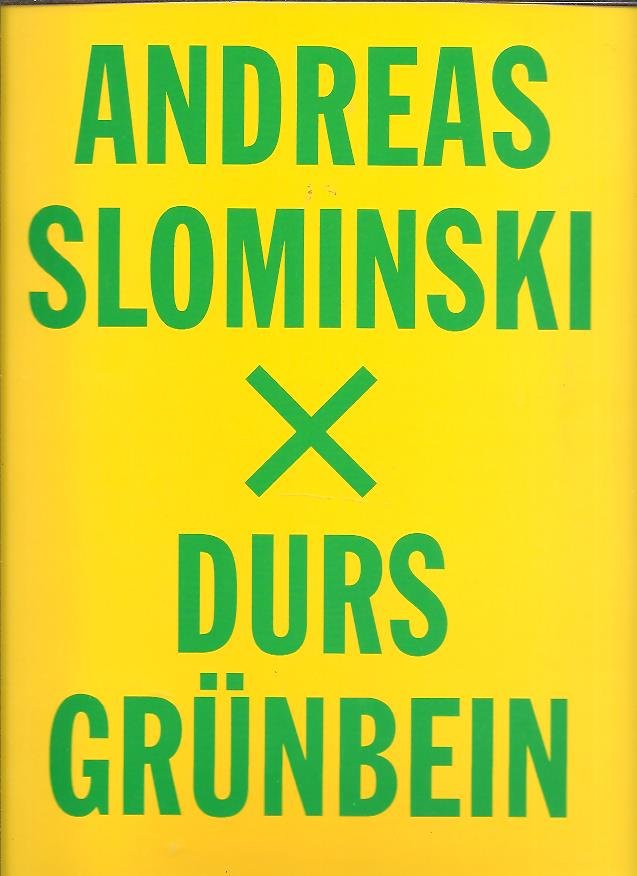 SLOMINSKI, Andreas - Andreas Slominski - Mühlen - Mills - Durs Grünbein - Denkam für einen Fuss - Monument to a foot.