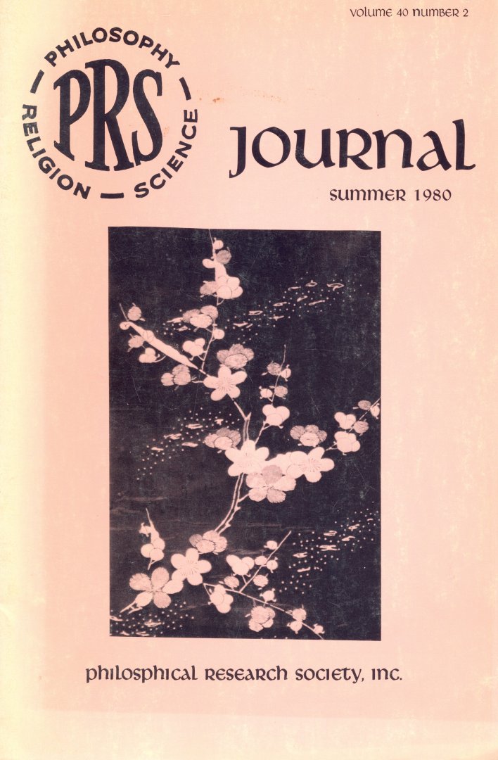  - Journal Philosophical Research Society