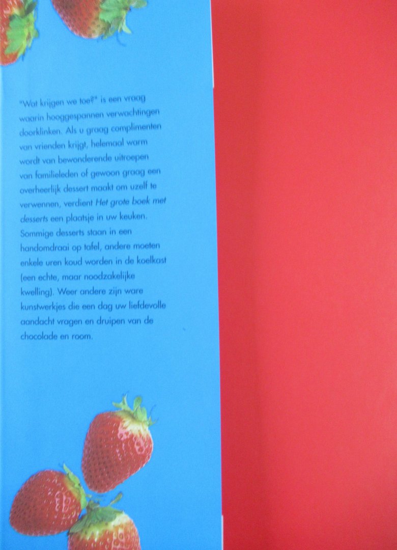 Heersma, Yolande e.a. - Het grote boek met dessserts