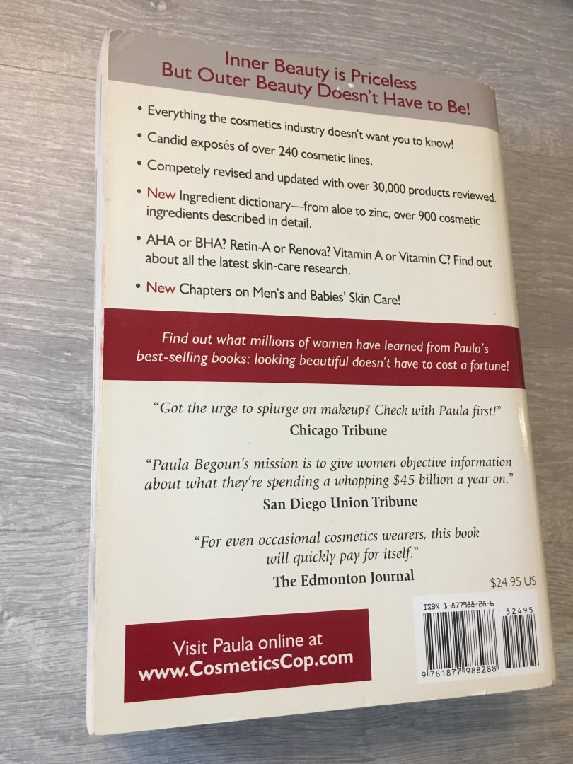 Paula Begoun - Don’t go to the Cosmetics counter without me