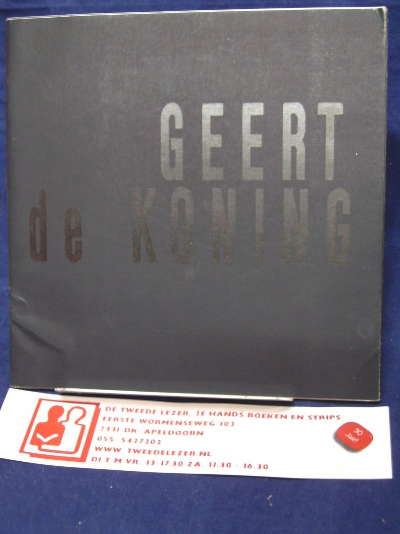 Koning, Geert de, en Kaashoek,Sjaak - Sjaak Kaashoes/ Geert de Koning catalolus