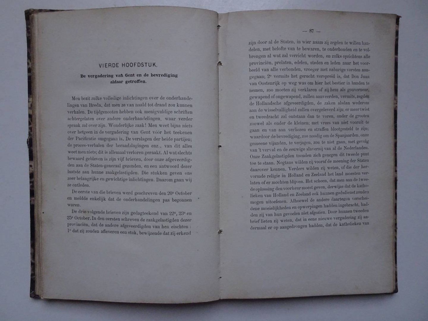 Bets, P.V.. - De pacificatie of bevrediging van Gent, beschouwd in hare wording, wezen, voorstanders en verdrukkers.