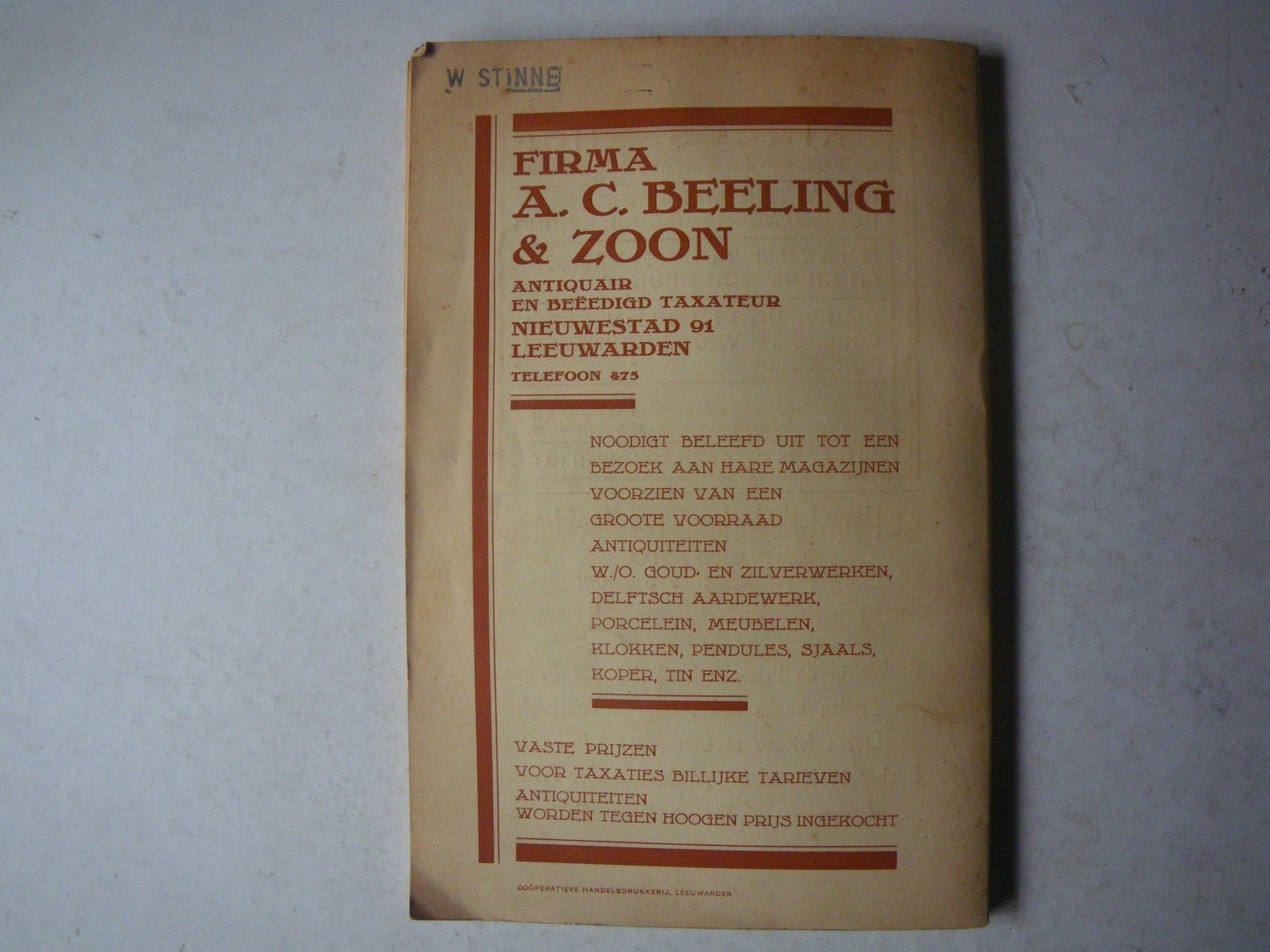 Boeles, P.C.J.A. / Ottema, Nanne. - Friesch Museum te Leeuwarden. Gids 1929