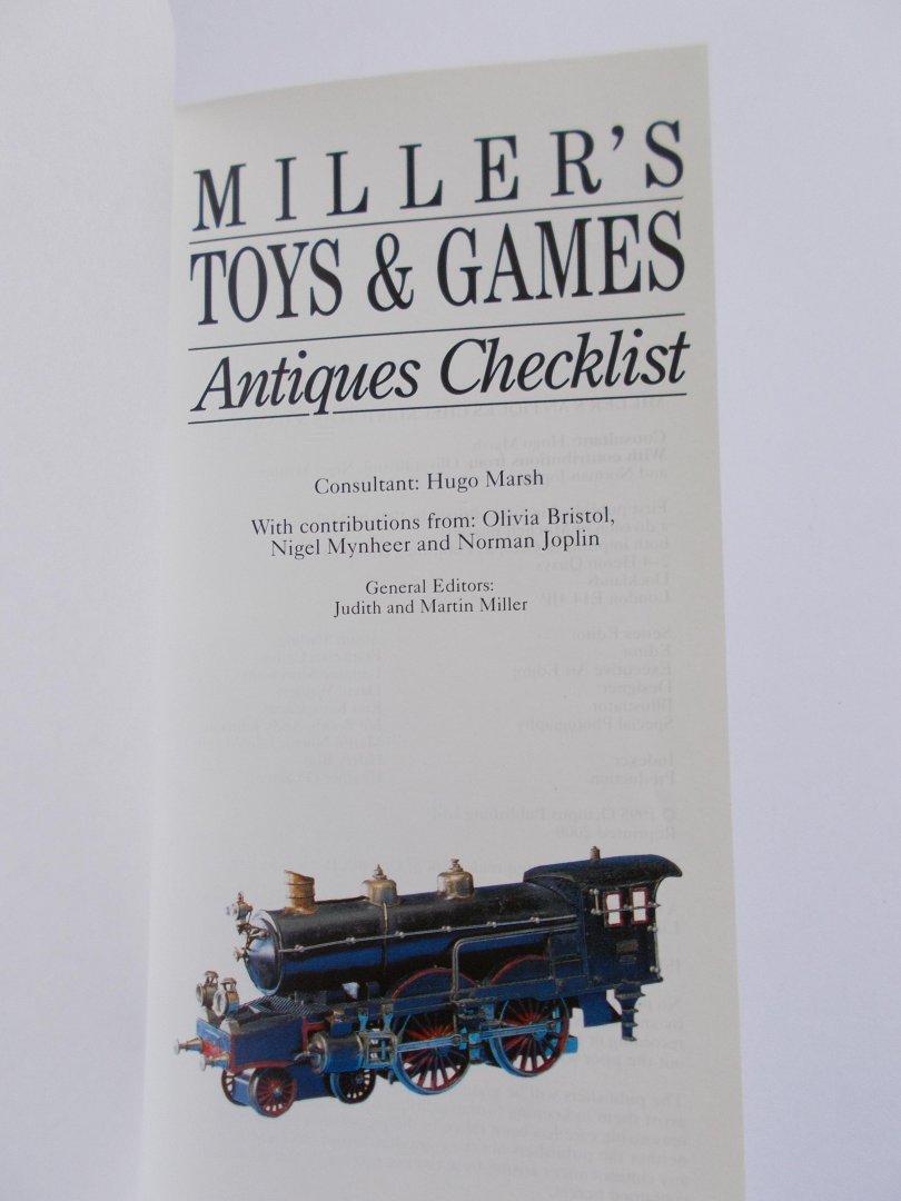 Marsh, Hugo. - MILLER'S Toys and Games - Antiques Checklist