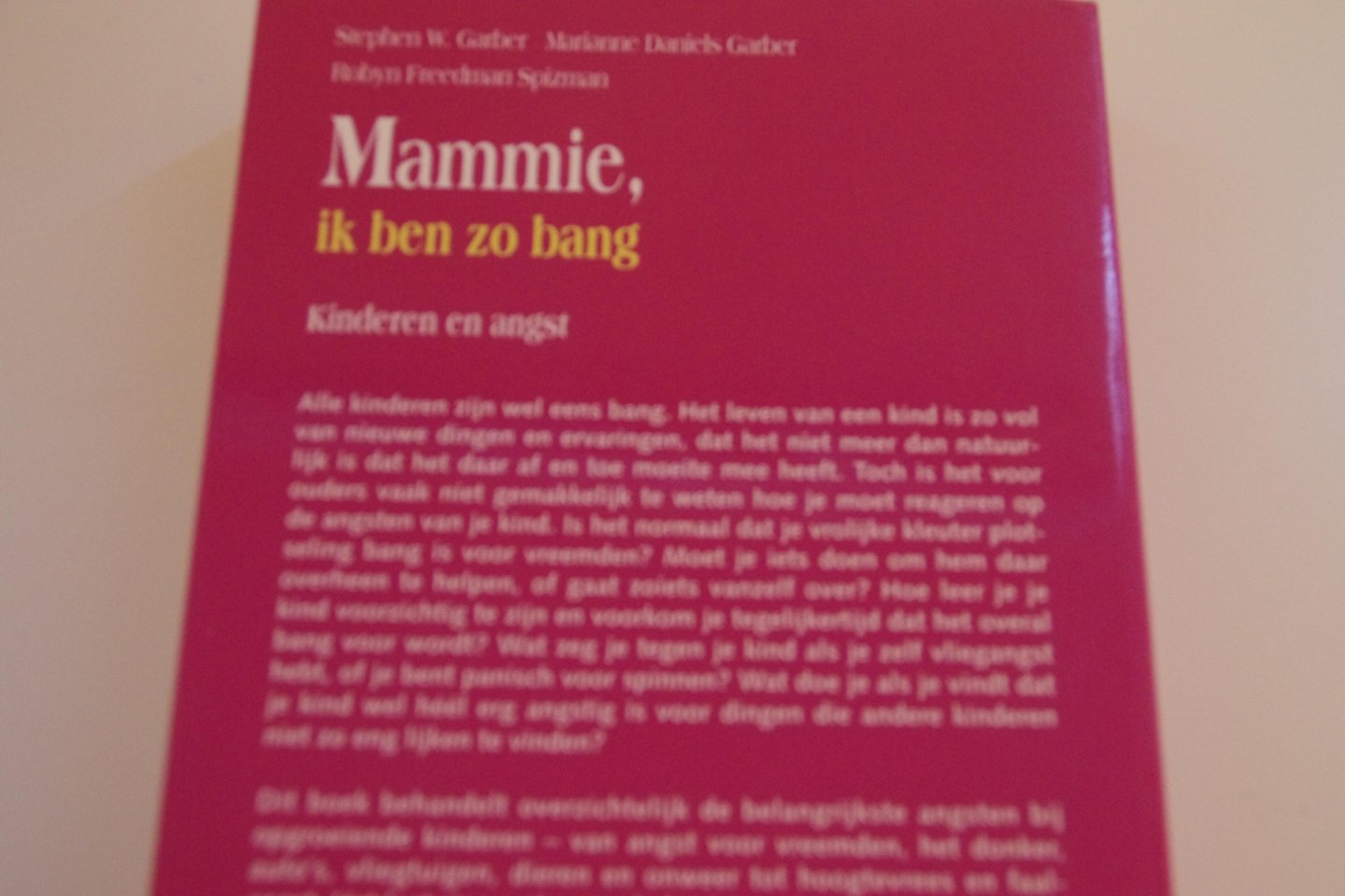 Garber, S.W. - Mammie, ik ben zo bang / druk 1