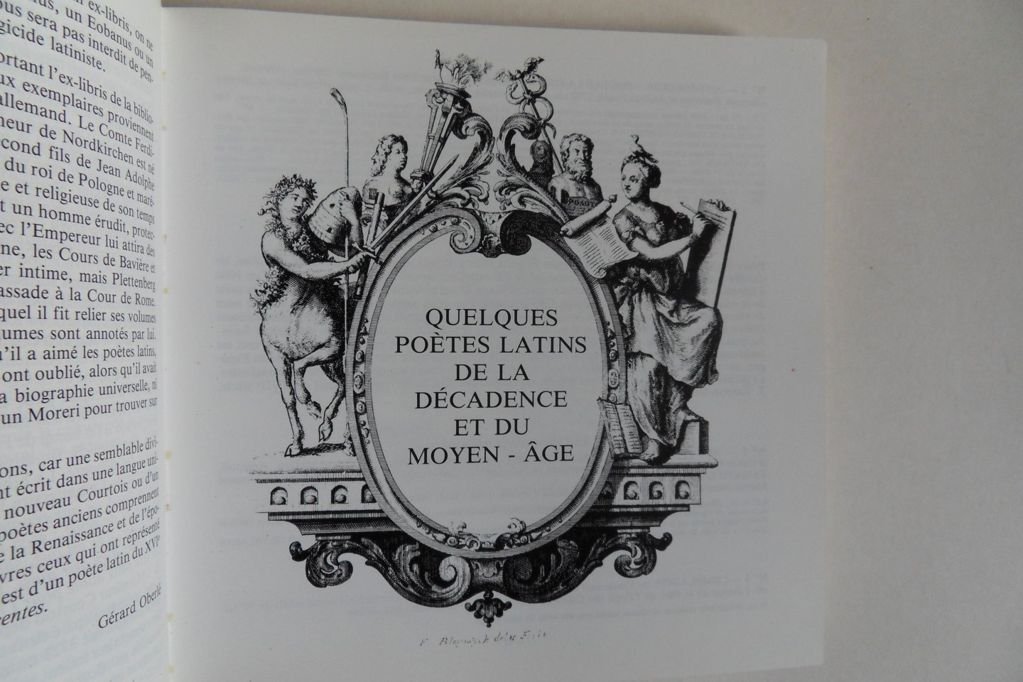Oberlé, Gérard. - POETES NEO-LATINS EN EUROPE (XI-XXe SIECLE) - AMOENITATES POETICAE LATINAE MODERNAE, SIVE CATALOGUS LIBRORUM POETAR. LATINOR. SEC. XI-XX.