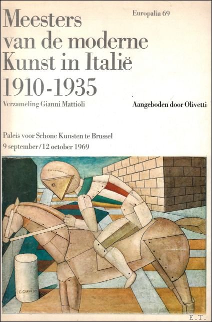 N/A. - MEESTERS VAN DE MODERNE KUNST IN ITALIE 1910 - 1935.