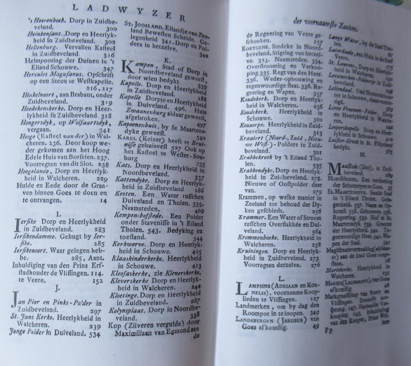 Boddaert, Pieter Mr. - Plevier, Johannes - van der Schatte, Nicolaas Mr. e.a. - Tegenwoordige staat der Vereenigde Nederlanden behelzende eene beschrijving van Zeeland