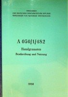 DDR - A 050/1/482 Handgranaten Beschreibung und Nutzung