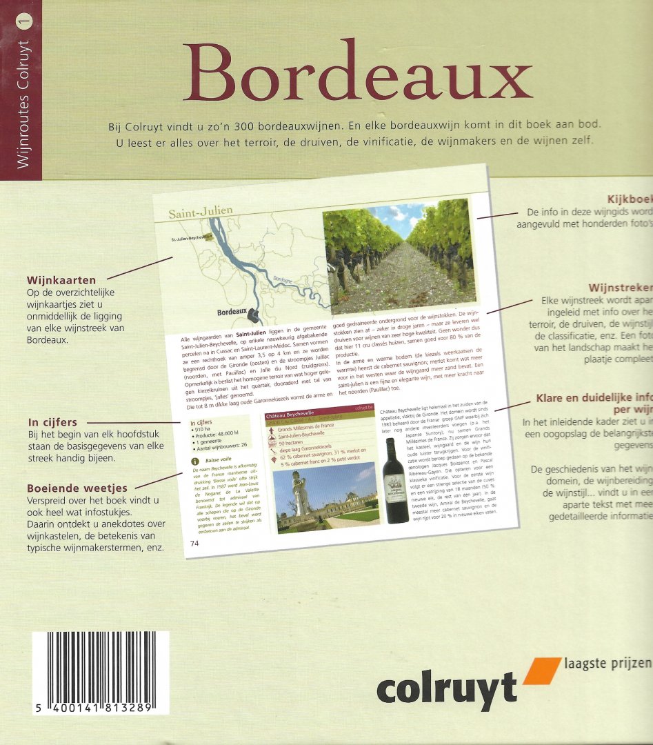  - Bordeaux. Wijnroutes Colruyt