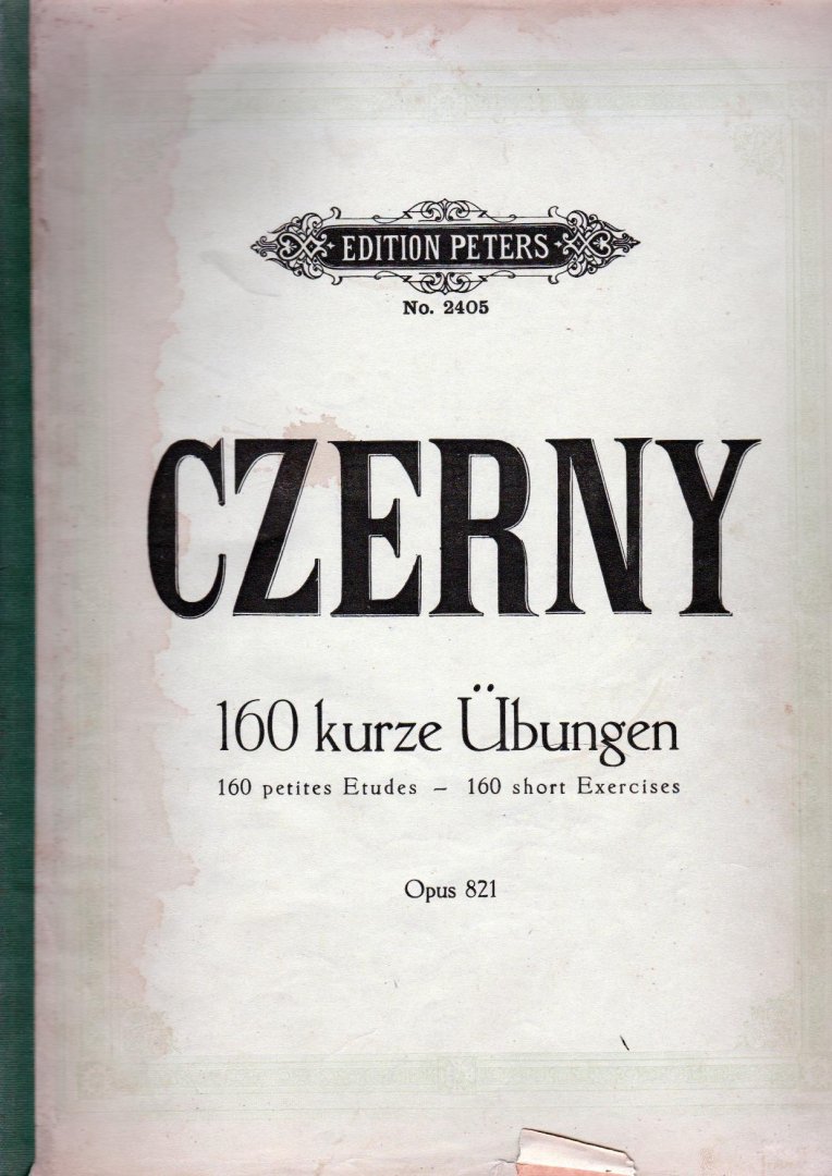 Czerny Carl - 160 korze Ubungen opus 821