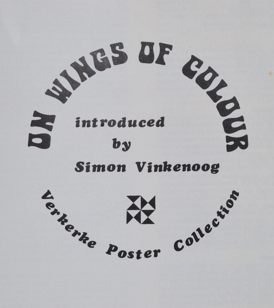 Vinkenoog, Simon (introduction) - On wings of colour - Verkerke Poster Collection