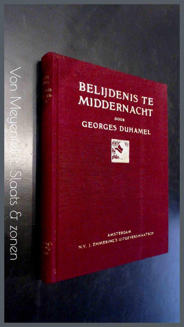 Duhamel, Georges - Belijdenis te middernacht