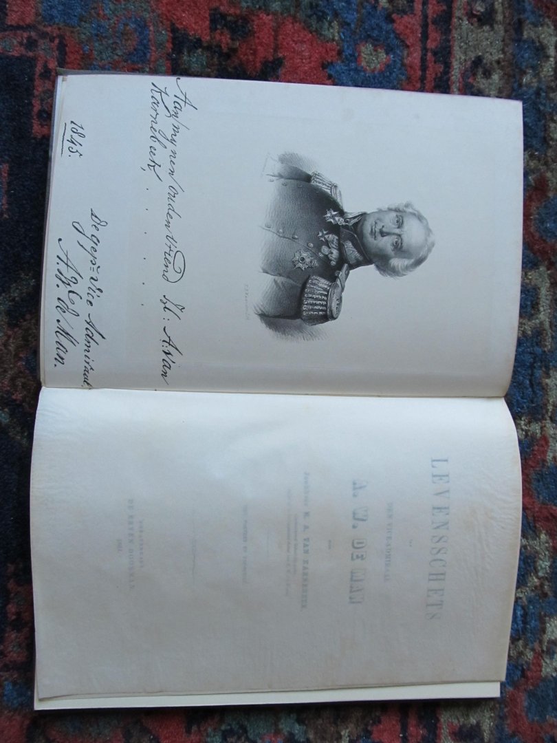 Karnebeek, Jonkheer H.A. van - LEVENSSCHETS VAN DEN VICE-ADMIRAAL A.W. DE MAN. Met portret en fac-similé