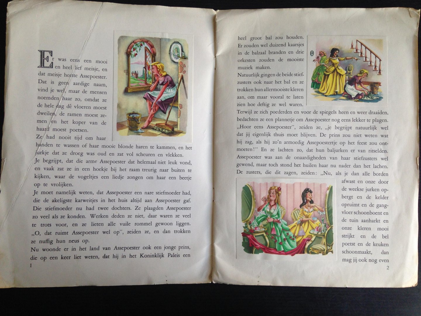 Geesink, Joop Tekeningen - Assepoester