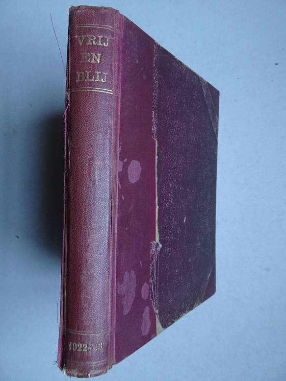 Liefde, J.L.F. de (red.). - Vrij en blij. 1922-23.