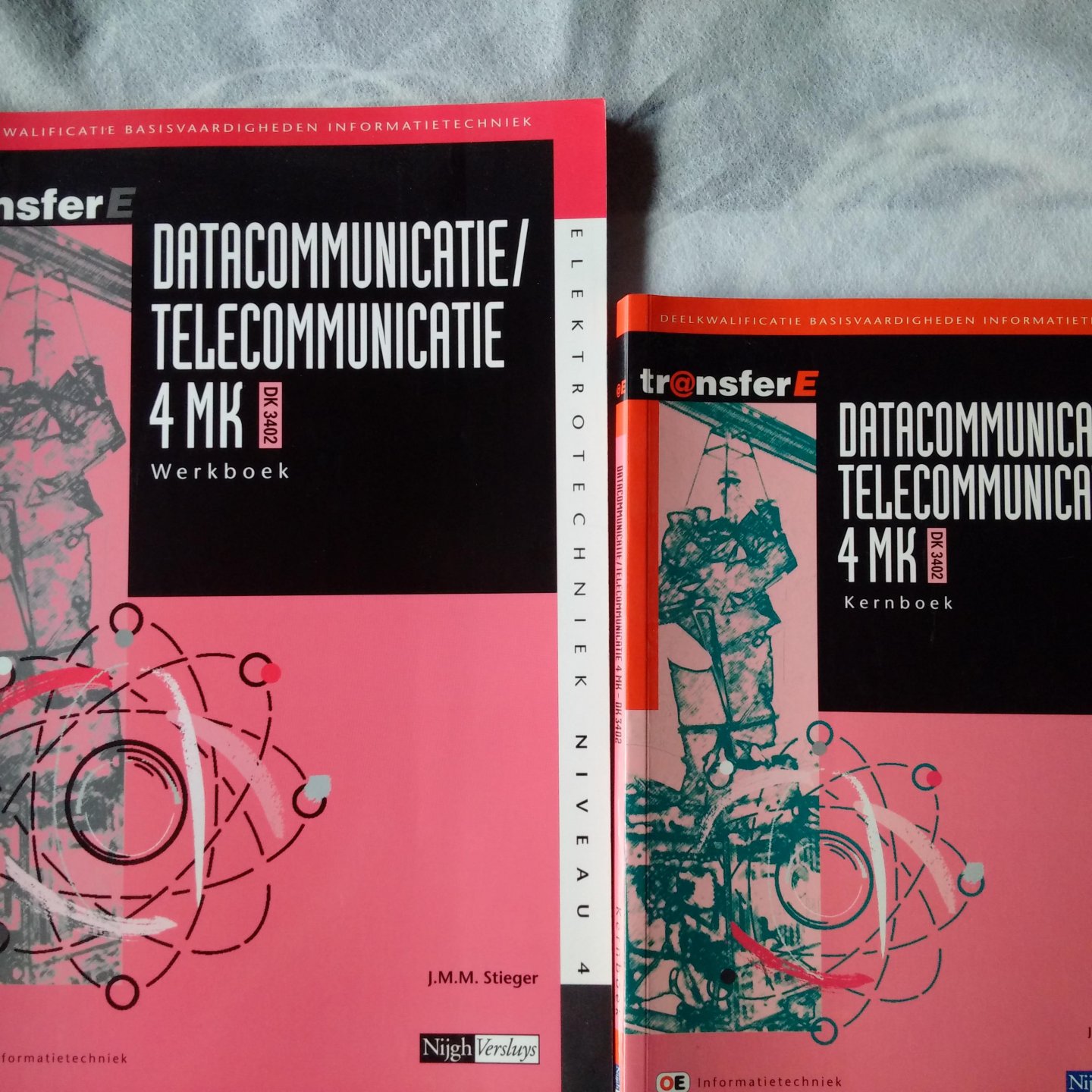 Stieger, J.M.M. - Datacommunicatie/Telecommunicatie 4MK kernboek+werkboek