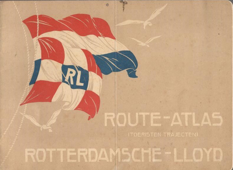 G.J.J. de Jong. - Route-Atlas van den Rotterdamsche Lloyd - TOERISTEN TRAJECTEN