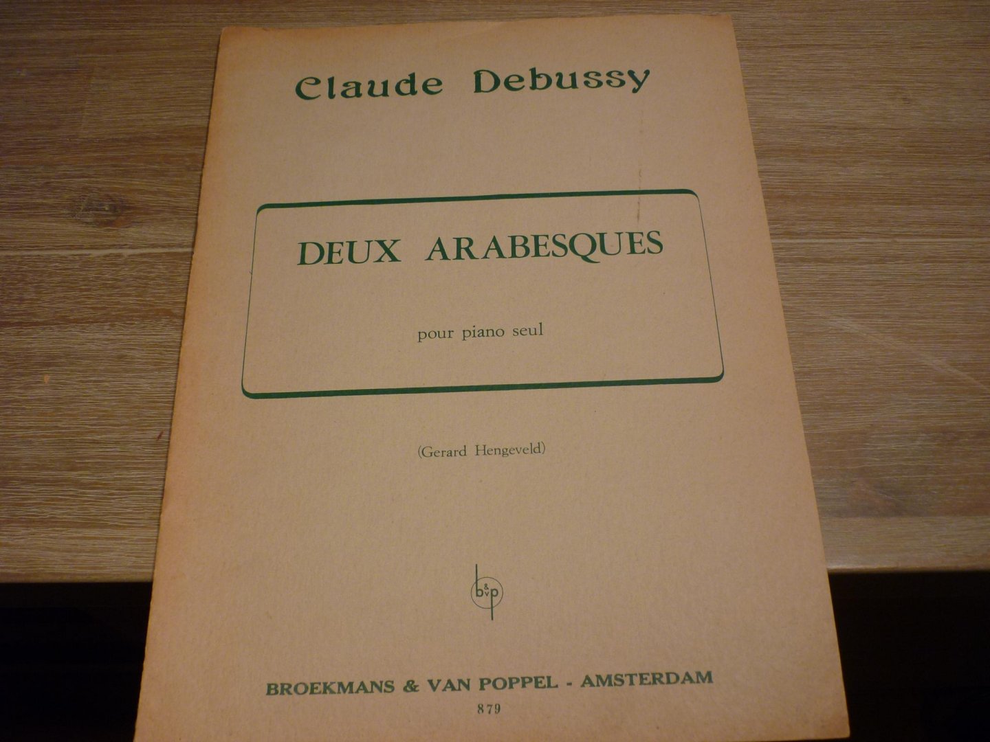 Debussy; Claude (1862-1918) - Deux Arabesques pour piano solo seul (Gerard Hengeveld)