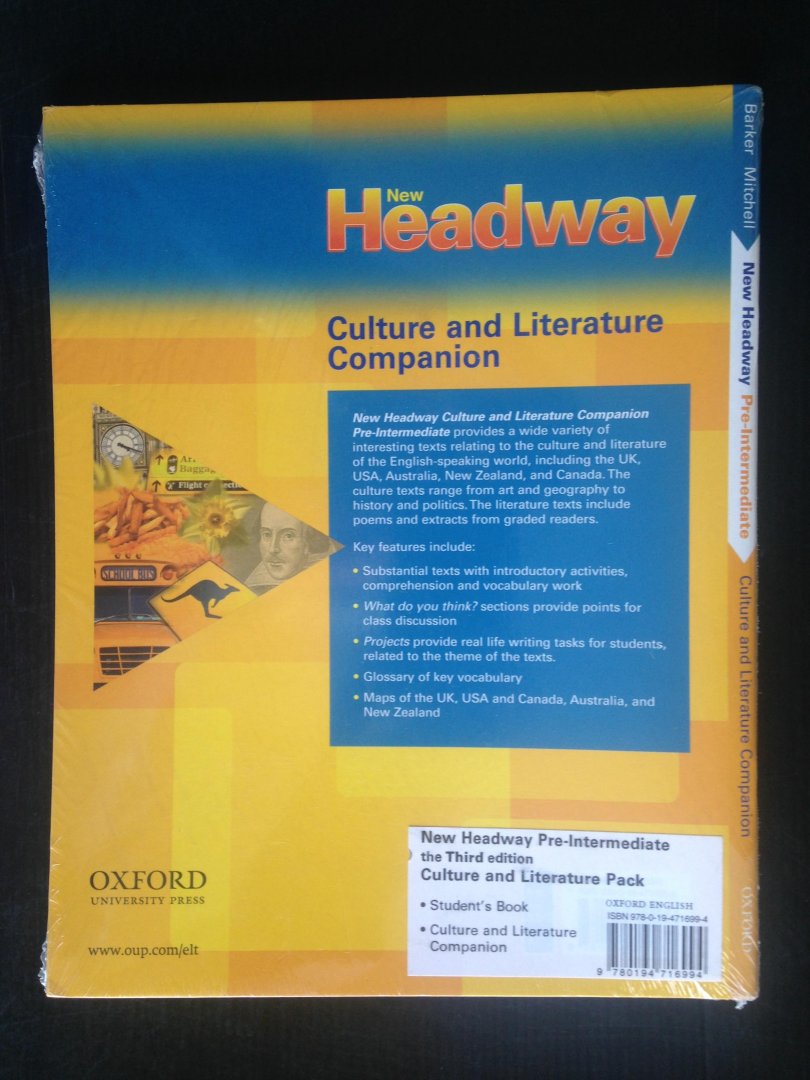 Soars, John & Liz - New Headway, Culture and Literature Companion