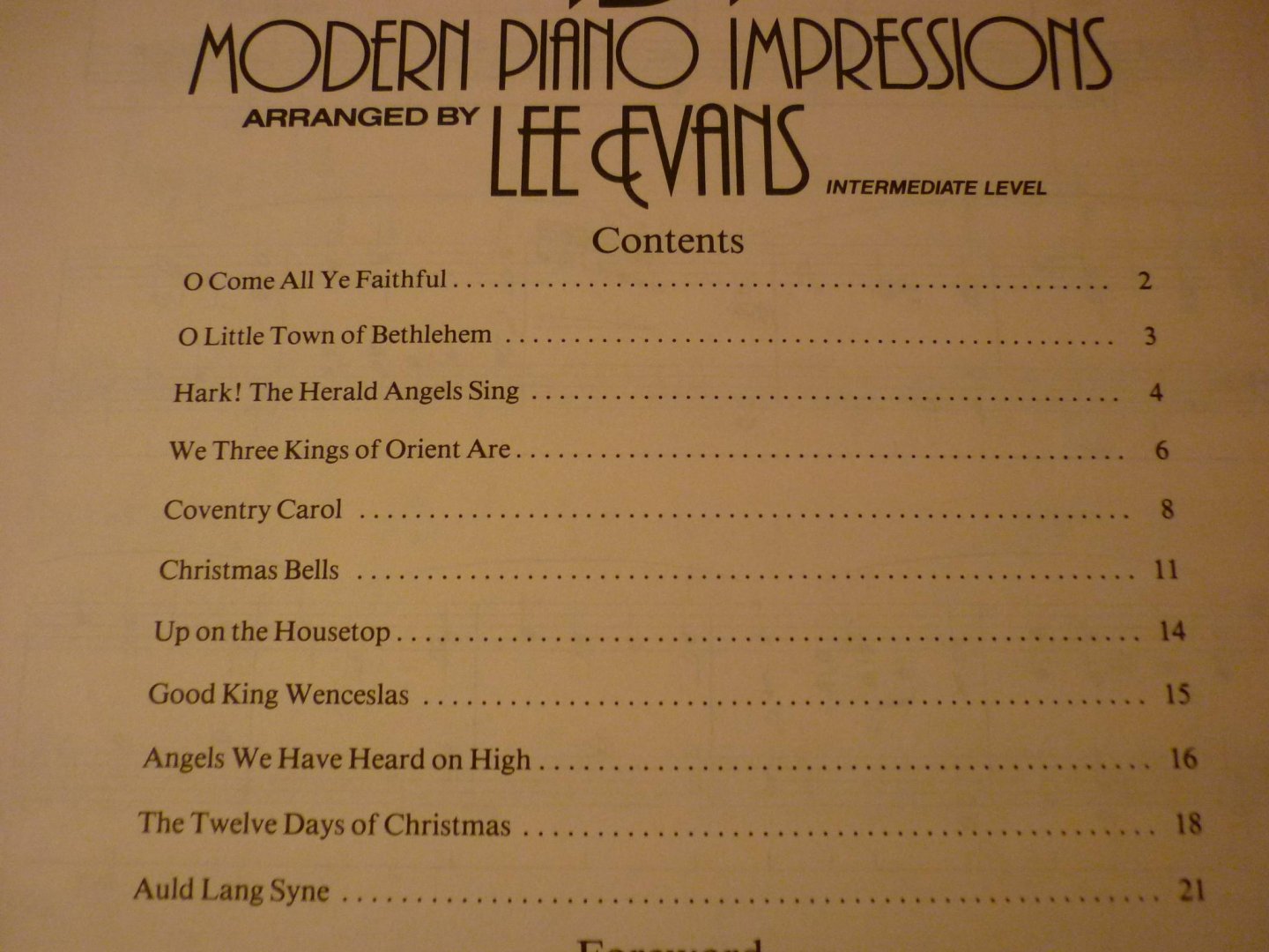 Evans; Lee - Christmas; Modern Piano Impressions - kerst