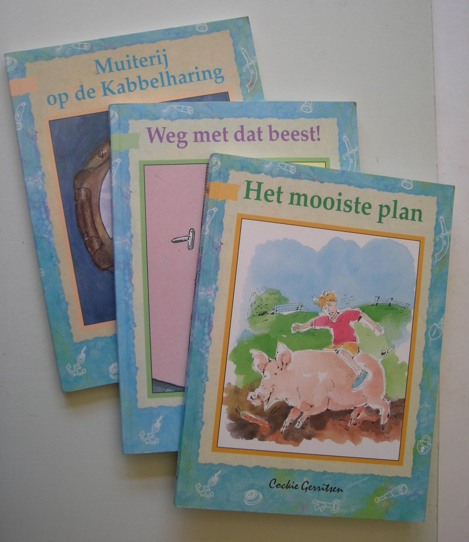 Winden, H.van der / Laer, L.van, illustraties - Muiterij op de Kabbelharing