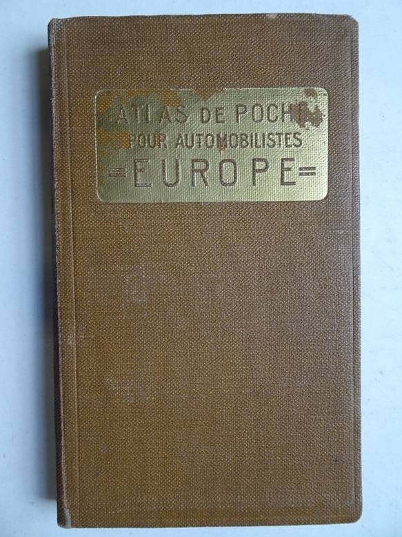  - Atlas de poche pour automobilistes; Europe Centrale et Occidentale, Afrique du Nord (du Maroc à Tripoli).