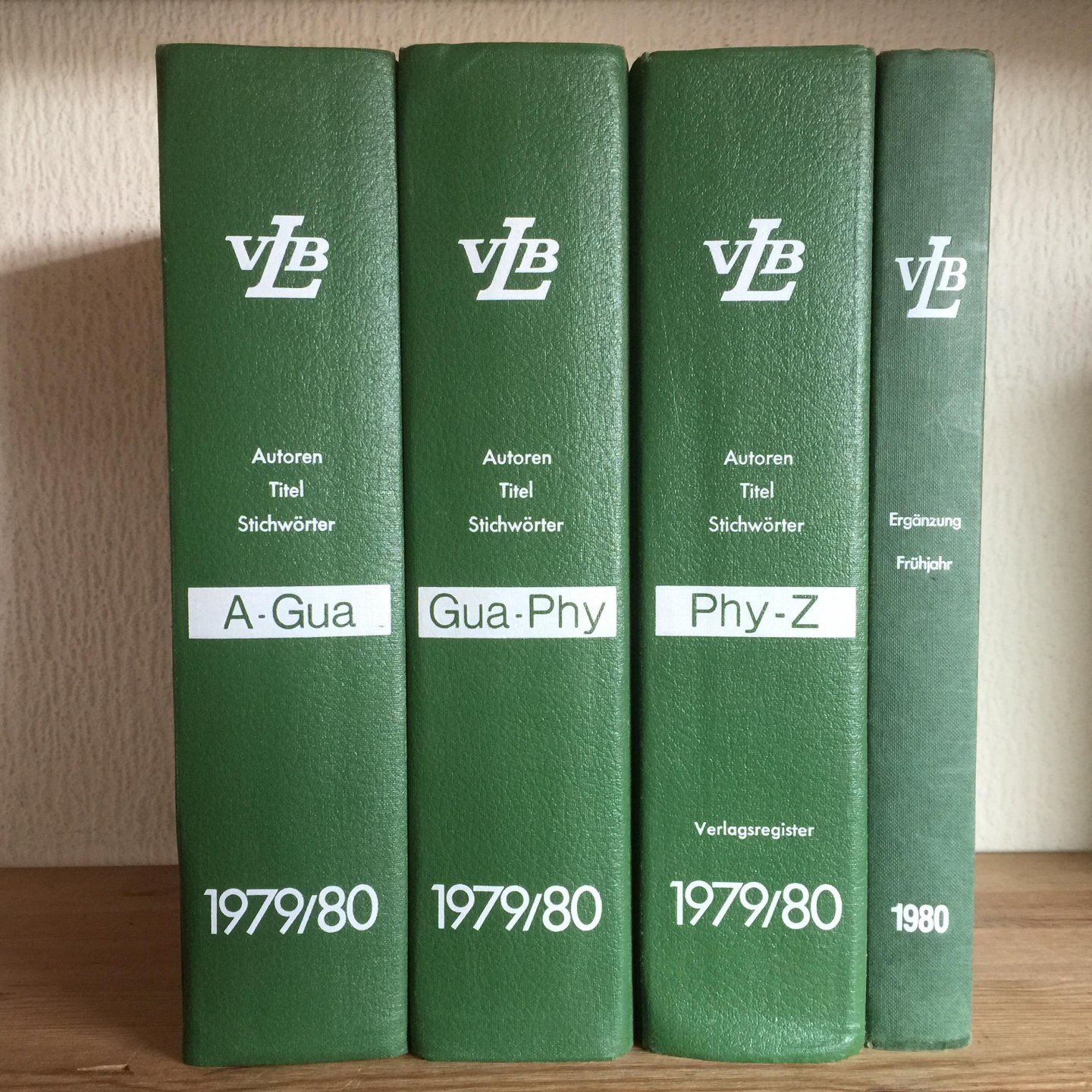  - Verzeichnis Lieferbarer Bücher , German Books in Print, 1979-1980 Compleet
