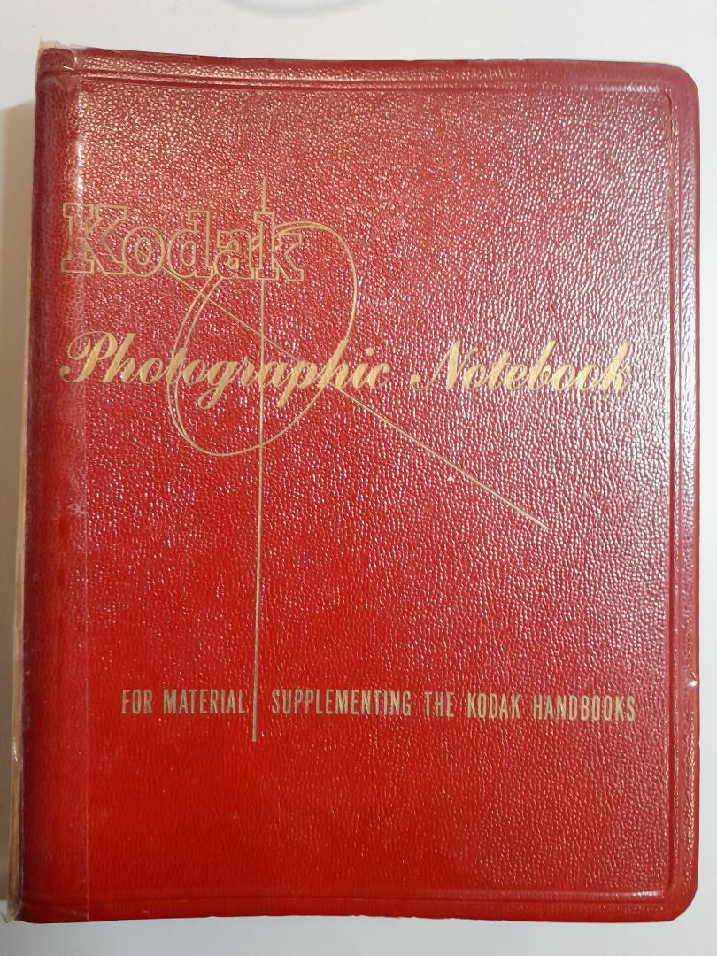 Eaton, George T. - Kodak Photographic notebook