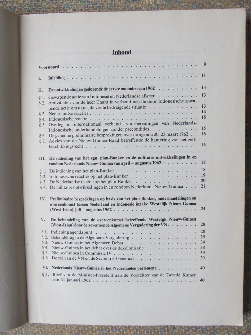  - NEDERLANDS NIEUW-GUINEA EN DE VERENIGDE NATIES Januari - oktober 1962