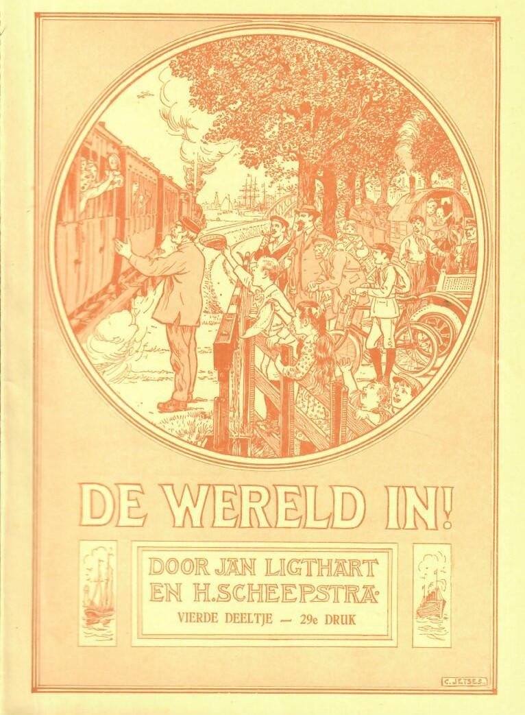Ligthart, Jan en H. Scheepstra - De wereld in!, vierde deeltje