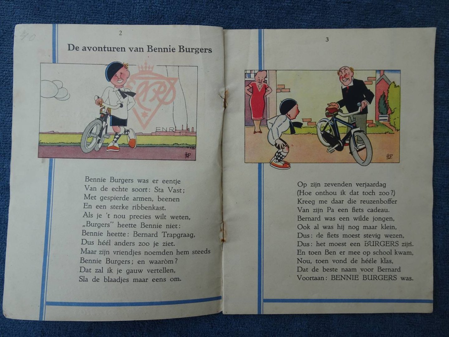 Doorenbos, Clinge & Harry van Piggelen. - Lees wat Bennie Burgers dee- en- doe er uw voordeel mee. De avonturen van Bennie Burgers.