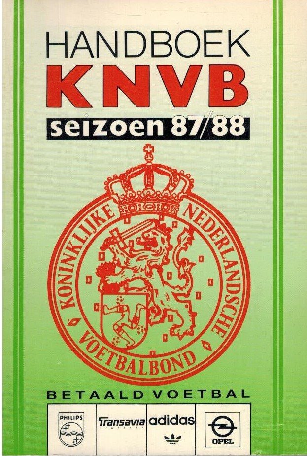  - Handboek KNVB Betaald Voetbal 87-88