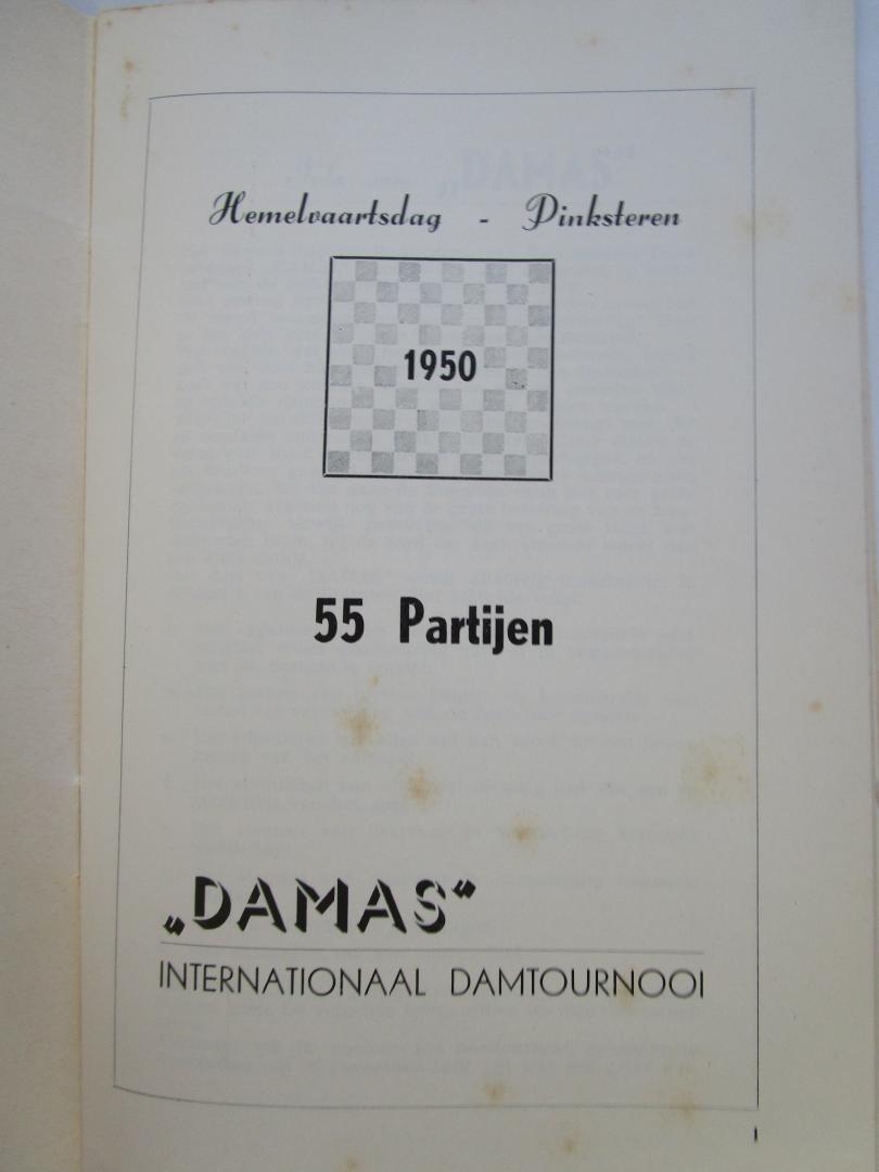 Koninklijke Nederlandse Dambond (onder redactie van) - DAMAS; Internationaal Dam-Toernooi 1950