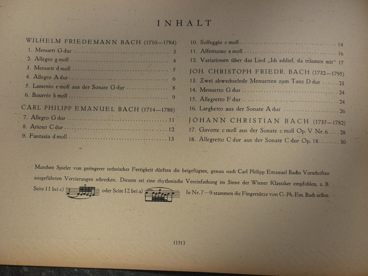 Soldan; Kurt - herausgegeben von; Fingersatze von Julius Dahlke - Bachs sohne; Leichte Klavierstucke Kurt Soldan