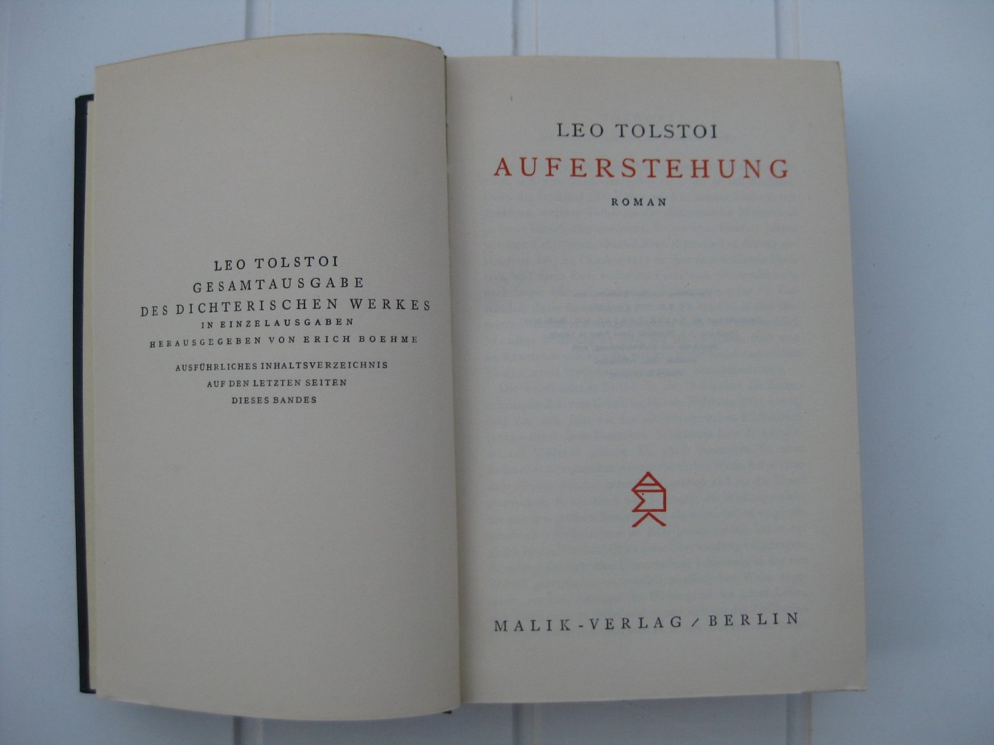 Tolstoi, Leo - Gesamtausgabe des dichterischen Werkes. In 14 boekdelen.