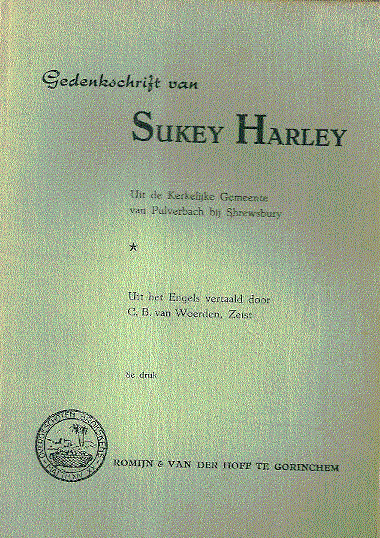 vert. door C.B. van Woerden - Gedenkschrift Sukey  Harley