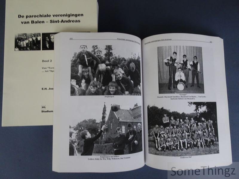 Berghmans, Jozef - De parochiale verenigingen van Balen - Sint-Andreas. Deel 1: Studentengilde Klokke Roeland, K.S.A.-jongens, Chiro-meisjes, Scouts V.V.K.S., Acolieten. Deel 2: Van 'Turnkring Sint-Andries'... tot 'Speelpleinen Biesakker vzw'. Deel 3: De 'A' van...