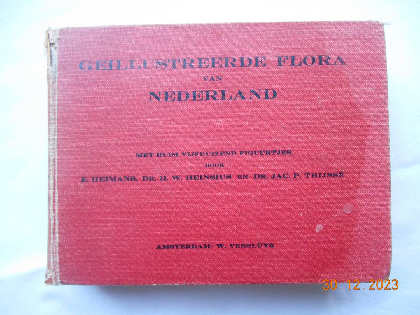 Heimans, E. , H.W. Heinsius en J.P. Thijsse - Geïllustreerde flora van Nederland