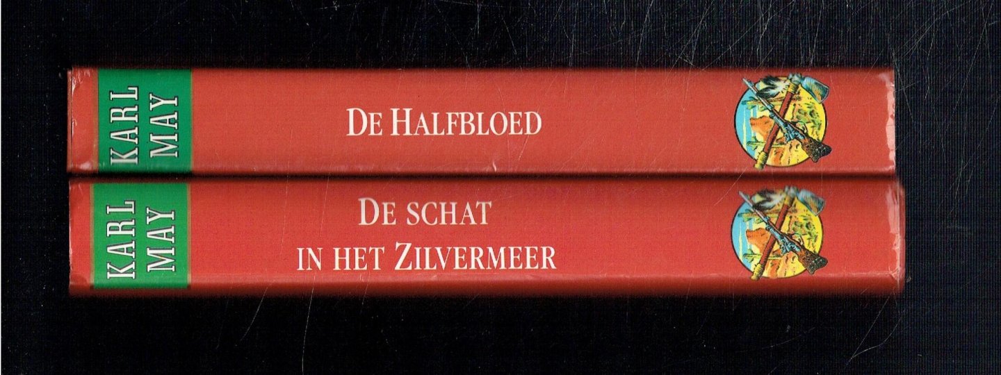 May, Karl - delen uit de rode Rebo reeks voor 2,50 per stuk