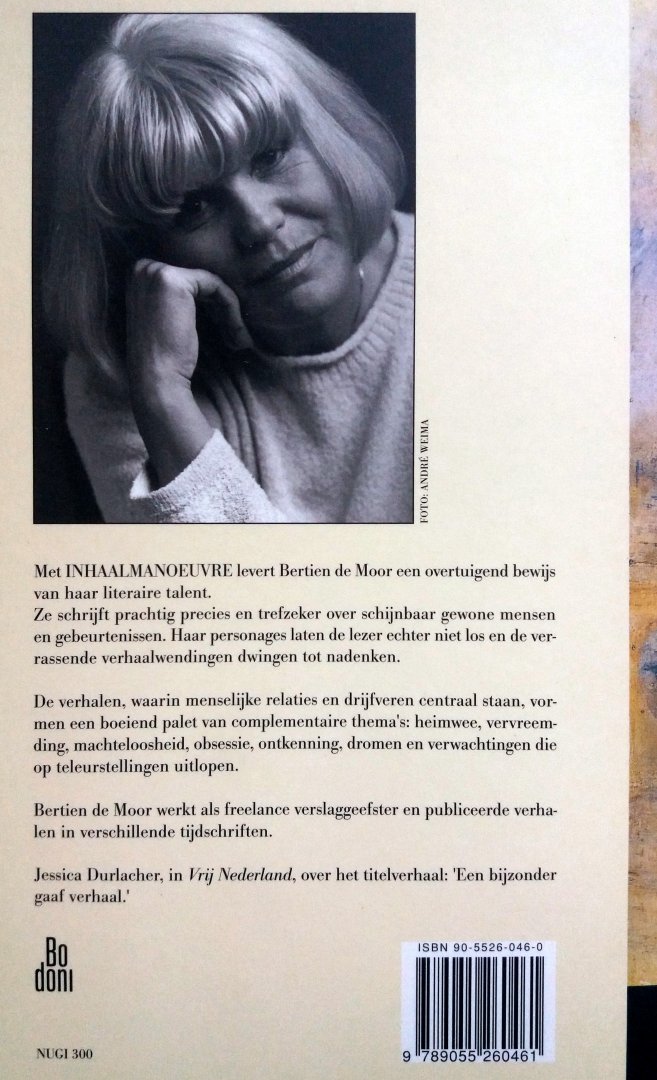 Moor, Bertien de - Inhaalmanoeuvre