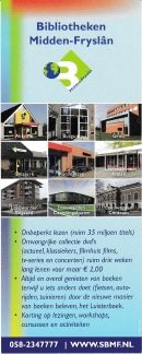  - boekenlegger: Bibliotheken midden-Fryslân / Beb Mulder