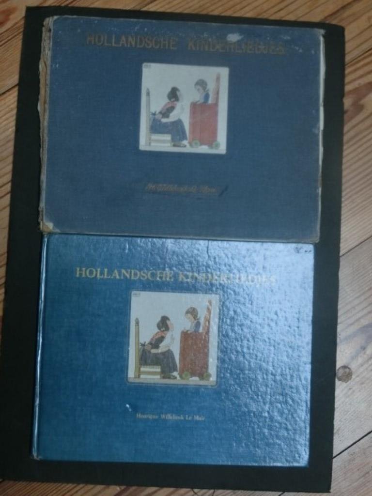 Willebeek Le Mair, H. - Hollandsche kinderliedjes / geïll. door H. Willebeek Le Mair ; geharmonizeerd door J. Röntgen reprint